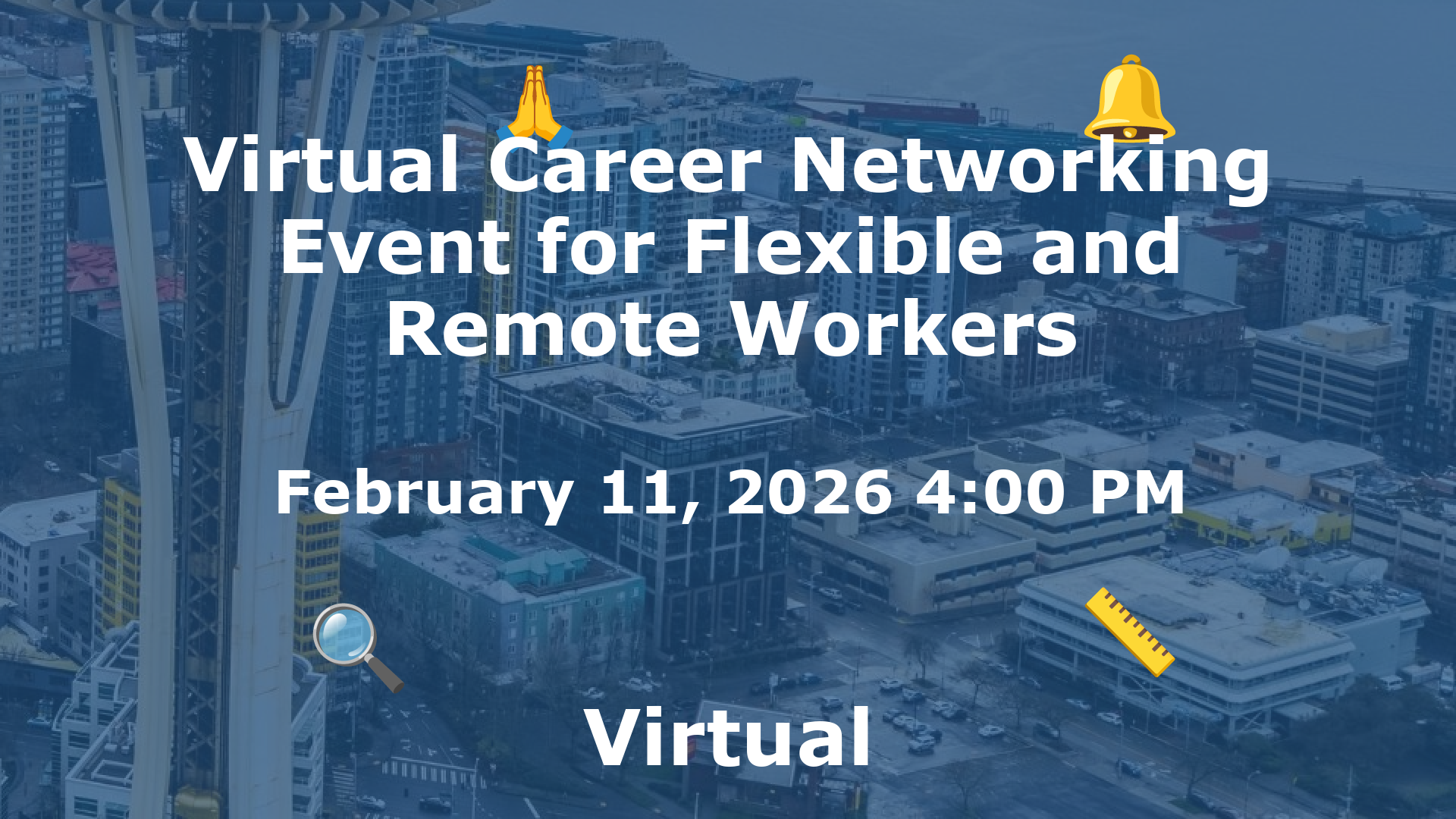 Virtual Career Networking Event for Flexible and Remote Workers event image